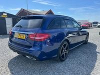 Usado Mercedes C250 AMG Line Premium 204 HP (150 kW) 2017 Azul Carrinha