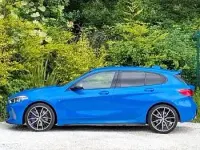 Used BMW M135 Comfort Edition 306 HP (225 kW) 2024 Blue Hatchback