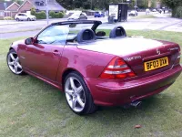 Used Mercedes SLK200 2003 Red Cabriolet