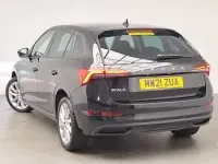 Used Skoda Scala SE L 110 HP (80 kW) 2021 Black Hatchback
