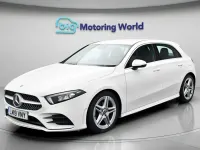Used Mercedes A180 AMG line 136 HP (100 kW) 2019 White Hatchback