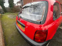 Begagnad Nissan Micra 54 HK (39 kW) 1995 Röd Halvkombi