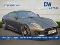 Used Jaguar F-Type Chequered Flag 340 HP (250 kW) 2019 Grey Coupe