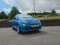 Used Fiat 500C S 2014 Blue Cabriolet