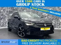 Used Vauxhall Corsa Edition 75 HP (55 kW) 2021 Black Hatchback