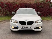 Begagnad BMW 218 Impressive 2014 Vit Sportkupé