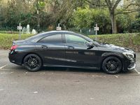 Used Mercedes CLA180 AMG line 122 HP (89 kW) 2017 Black Sedan