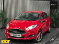 Used Ford Fiesta Zetec 82 HP (60 kW) 2014 Red Hatchback