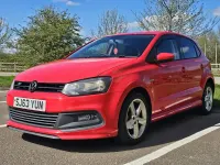 Used VW Polo Style 60 HP (44 kW) 2013 Red Hatchback