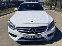 Used Mercedes C220 AMG line 2014 White Sedan