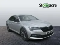 Used Skoda Superb SportlinePlus 150 HP (110 kW) 2024 Silver Hatchback