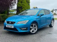 Used Seat Leon FR 150 HP (110 kW) 2016 Blue Hatchback