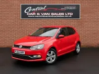 Used VW Polo Match 59 HP (43 kW) 2016 Red Hatchback