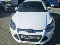 Used Ford Focus Zetec 125 HP (91 kW) 2014 White Hatchback