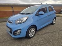 Used Kia Picanto 84 HP (61 kW) 2014 Blue Hatchback