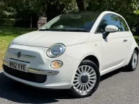 Used Fiat 500 Lounge 69 HP (50 kW) 2012 White Hatchback
