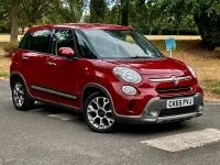 Used Fiat 500L Trekking 85 HP (62 kW) 2015 Red MPV