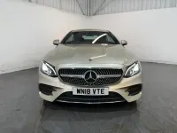 Used Mercedes E220 AMG line 194 HP (142 kW) 2018 Silver Coupe