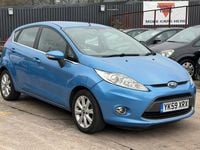 Used Ford Fiesta Zetec 2009 Blue Hatchback