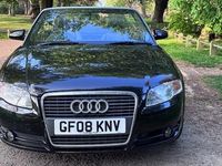 Used Audi A4 Cabriolet 163 HP (119 kW) 2008 Black Cabriolet