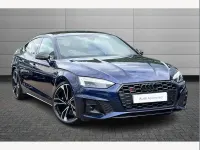 Used Audi A5 Black Edition 341 HP (250 kW) 2022 Blue Coupe
