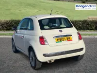 Used Fiat 500 Lounge 69 HP (50 kW) 2012 White Hatchback