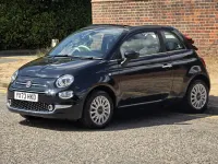 Used Fiat 500 2023 Black Cabriolet