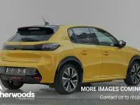Used Peugeot e-208 GT-line 100 kW (137 HP) 2020 Yellow Hatchback