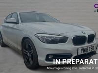 Used BMW 118 Sport Line 136 HP (100 kW) 2018 White Hatchback