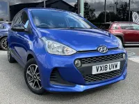 Used Hyundai i10 GO! 67 HP (49 kW) 2018 Blue Hatchback