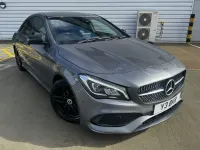 Usado Mercedes CLA200 AMG line 136 HP (100 kW) 2017 Cinzento Sedan