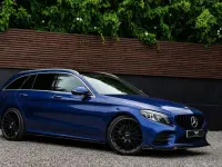 Used Mercedes C220 AMG Line Premium Plus 2019 Blue Estate