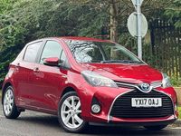 Used Toyota Yaris Hybrid 2017 Red Hatchback