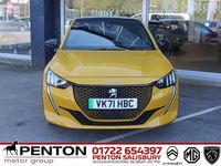 Used Peugeot e-208 GT 100 kW (136 HP) 2021 Yellow Hatchback