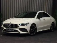 Used Mercedes CLA180 AMG line 2019 White Sedan