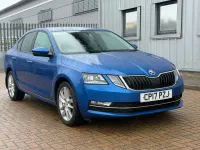 Used Skoda Octavia SE L 150 HP (110 kW) 2017 Blue Hatchback