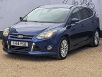 Used Ford Focus Zetec 115 HP (84 kW) 2014 Blue Hatchback