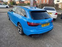 Used Audi A4 Black Edition 190 HP (139 kW) 2020 Blue Estate