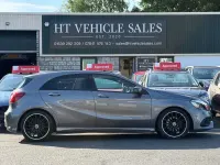 Used Mercedes A200 AMG Line Premium Plus 134 HP (98 kW) 2017 Grey Hatchback