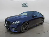 Used Mercedes E220 AMG Line Premium 194 HP (142 kW) 2017 Blue Coupe