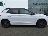 Used Skoda Fabia Design Edition 85 HP (62 kW) 2025 Moon white metallic black magic pearl effect Hatchback
