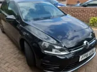 Used VW Golf VII R-line 2016 Black Hatchback