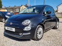 Used Fiat 500 Lounge 69 HP (50 kW) 2017 Black Hatchback