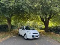 Used Nissan Micra Visia 98 HP (72 kW) 2011 White Hatchback