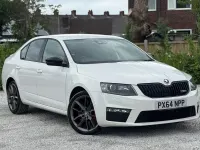 Used Skoda Octavia vRS 2015 White Estate