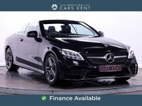 Used Mercedes C200 AMG line 2021 Black Cabriolet