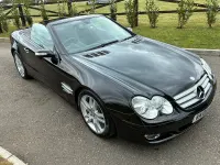 Käytetty Mercedes SL350 272 HP (200 kW) 2008 Musta Avoauto