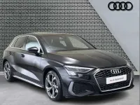 Used Audi A3 S-Line 147 HP (108 kW) 2024 Black Hatchback