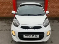 Used Kia Picanto 84 HP (61 kW) 2016 White Hatchback