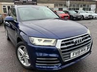 Used Audi Q5 S-Line 190 HP (139 kW) 2019 Blue SUV